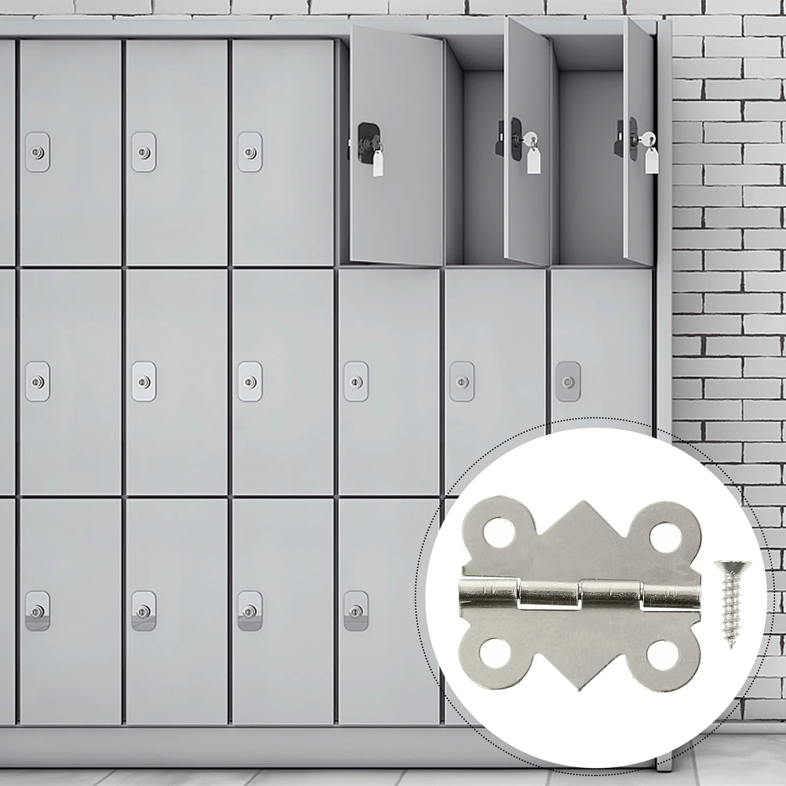 48Pcs Nickel Plated White Hinges Small Butterflies Shape Design for Cabinets Wardrobes Bookcases Easy Install Durable
48Pcs Nickel Plated White Hinges Small Butterflies Shape Design for Cabinets Wardrobes Bookcases Easy Install Durable