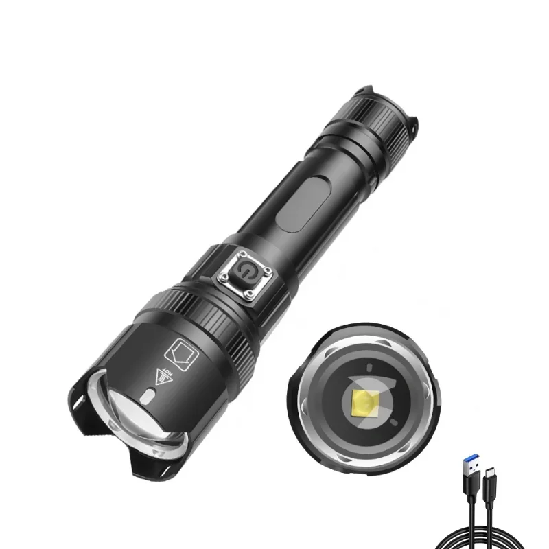 New XHP50 High-Intensity Flashlight Type-C USB Charging XHP99 High-Intensity Flashlight P99 Flashlight
New XHP50 High-Intensity Flashlight Type-C USB Charging XHP99 High-Intensity Flashlight P99 Flashlight