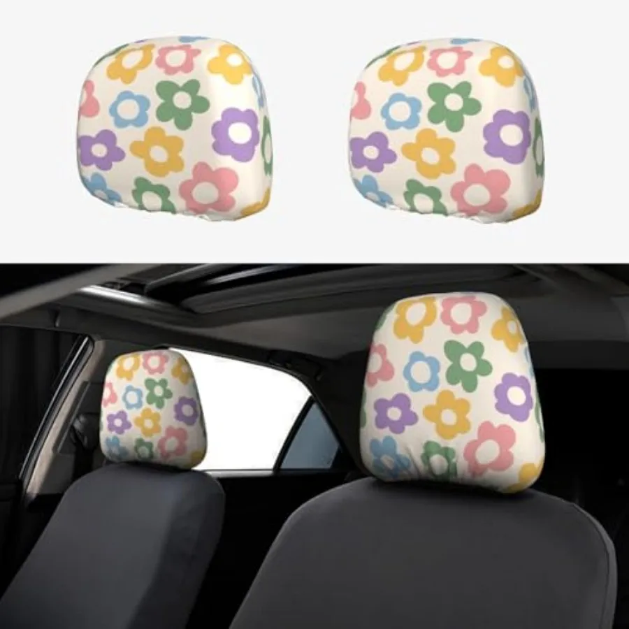 Flowers Cute Car Head Rest Covers 2 Pcs Elastic Car Seat Headrest Protector Universal Fit Most Vehicles Auto Interior Accessori
Flowers Cute Car Head Rest Covers 2 Pcs Elastic Car Seat Headrest Protector Universal Fit Most Vehicles Auto Interior Accessori