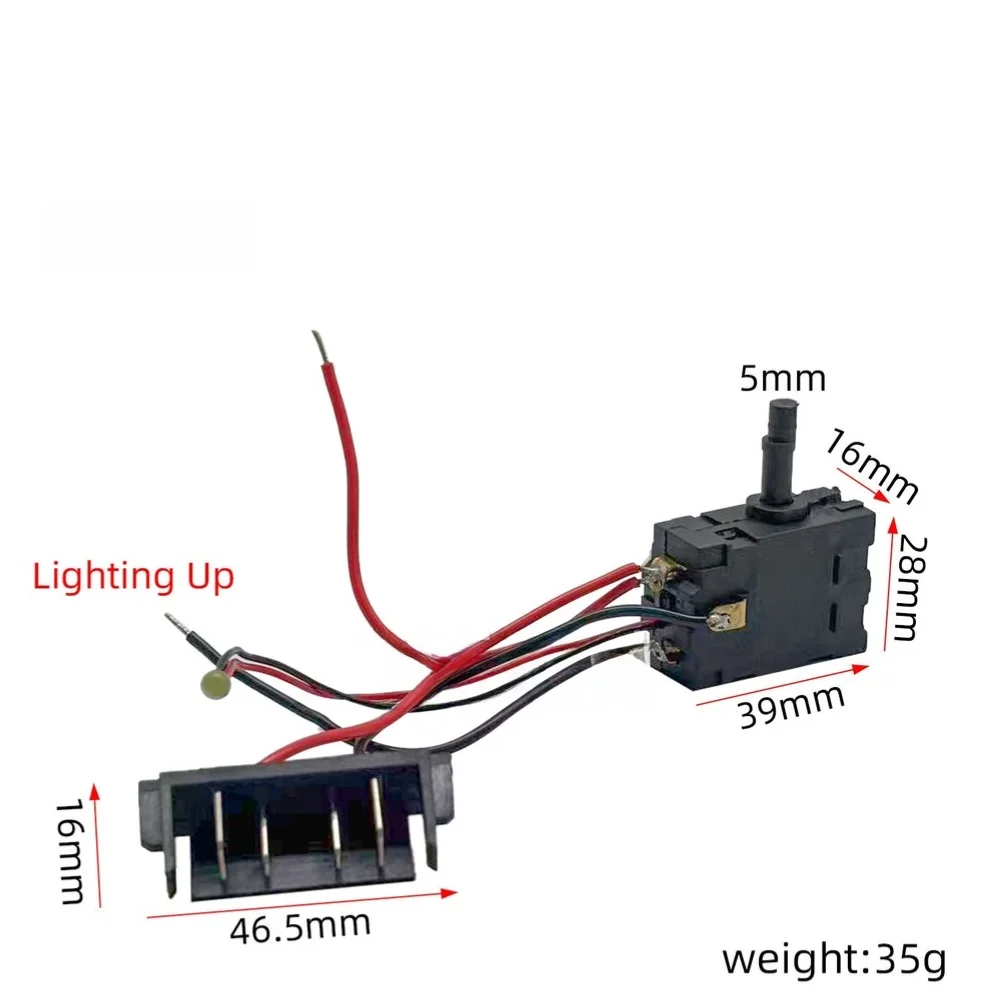 Electric Wrench Switch 20V Cordless Ratchet Wrench Switch W LED FA2 7.2-24V DChand Tool Power Tool Accessories
Electric Wrench Switch 20V Cordless Ratchet Wrench Switch W LED FA2 7.2-24V DChand Tool Power Tool Accessories