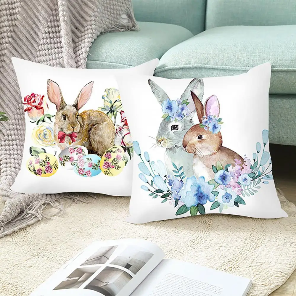 Pillowcase Pillow Cover Easter Party DIY Home Decor Easter Bunny Cartoon Cushion Office Kids Gift Sofa Car Decoration
Pillowcase Pillow Cover Easter Party DIY Home Decor Easter Bunny Cartoon Cushion Office Kids Gift Sofa Car Decoration