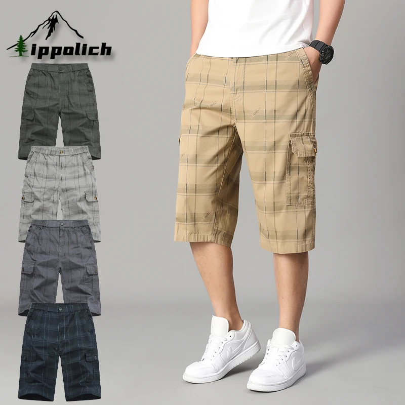 IPPOLICH Summer Men's Plaid Breathable Shorts Casual Cotton Pocket Work Shorts Outdoor Street Beach Printing Loose Shorts
IPPOLICH Summer Men's Plaid Breathable Shorts Casual Cotton Pocket Work Shorts Outdoor Street Beach Printing Loose Shorts