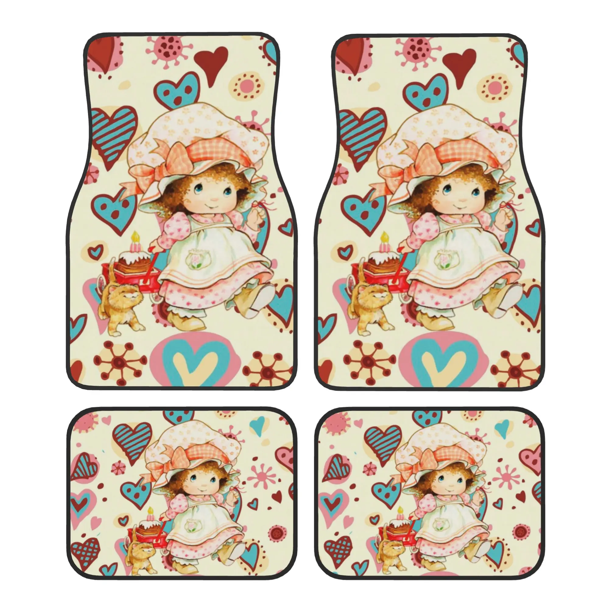 Cartoon Animation Sarah Kay Car Floor Mats of 4 Pieces Crystal Velvet Carpets Rugs Universal Car Front Rear Carpets Foot Mats
Cartoon Animation Sarah Kay Car Floor Mats of 4 Pieces Crystal Velvet Carpets Rugs Universal Car Front Rear Carpets Foot Mats