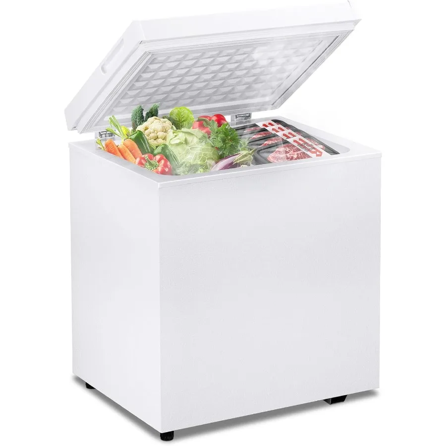 2.0 Cu.Ft Compact Deep Freezer with Removable Basket Energy Efficient and Quiet Top Door Design Adjustable Thermostat for Home
2.0 Cu.Ft Compact Deep Freezer with Removable Basket Energy Efficient and Quiet Top Door Design Adjustable Thermostat for Home
