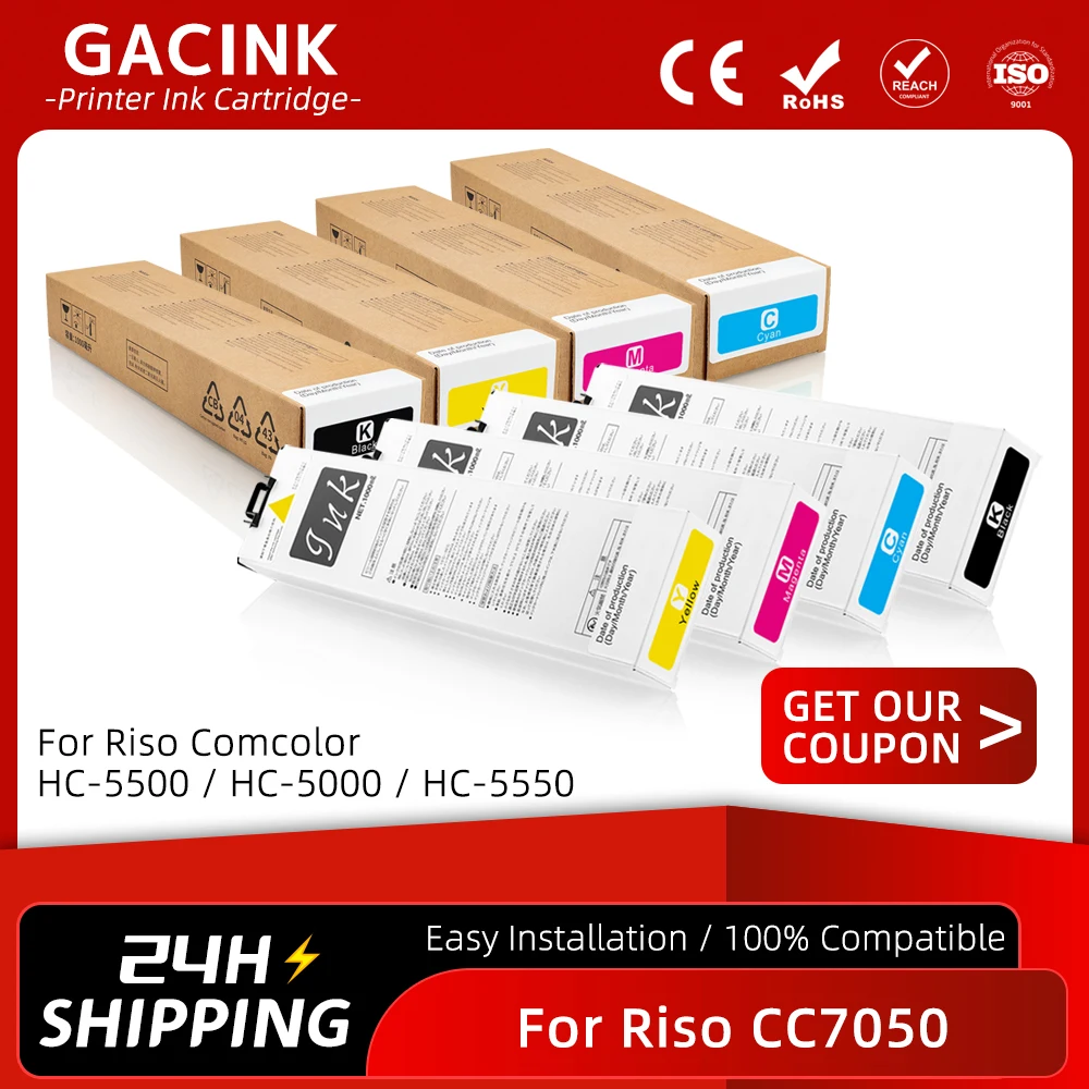 For Riso ComColor CC7050 Ink Cartridge Full With Pigment Ink For Riso RisoGraph HC-5500 HC-5000 HC-5550 Printer 1000ml/pc
For Riso ComColor CC7050 Ink Cartridge Full With Pigment Ink For Riso RisoGraph HC-5500 HC-5000 HC-5550 Printer 1000ml/pc
