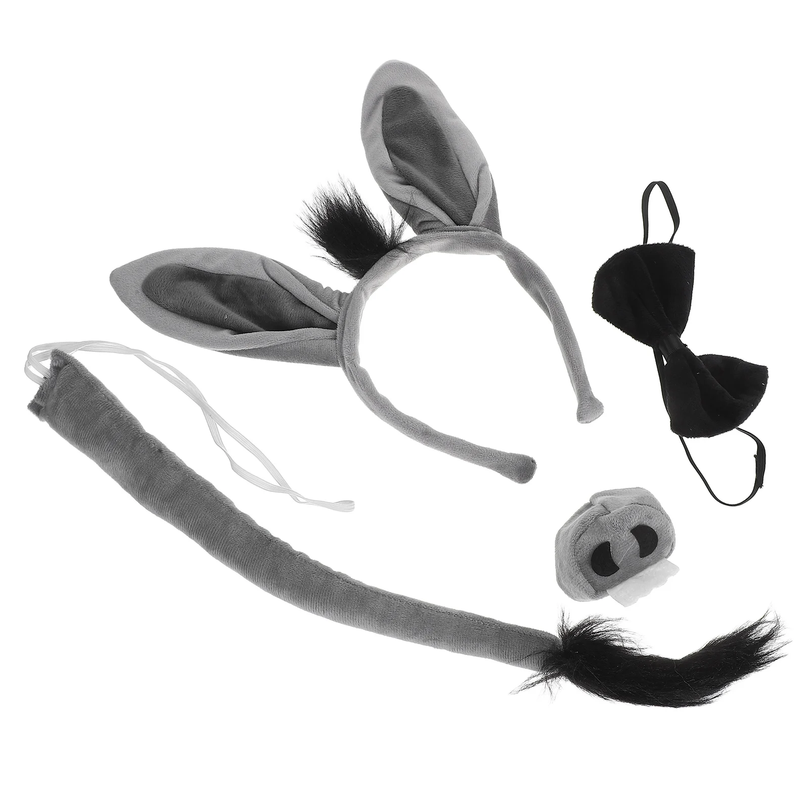 Children Animal Hairband Costume Headband Athletic Grey Cute for Girls Donkey Cosplay Farm Party Kit Tail Bowtie Elasticity
Children Animal Hairband Costume Headband Athletic Grey Cute for Girls Donkey Cosplay Farm Party Kit Tail Bowtie Elasticity