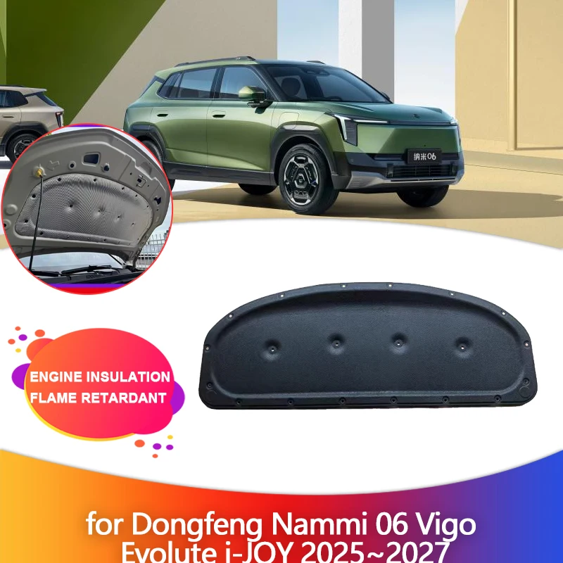 Car Engine Insulation for Dongfeng Nammi 06 Vigo Evolute i-JOY 2025~2027 Hood Heat Liner Cotton Soundproof Cover Pad Accessories
Car Engine Insulation for Dongfeng Nammi 06 Vigo Evolute i-JOY 2025~2027 Hood Heat Liner Cotton Soundproof Cover Pad Accessories