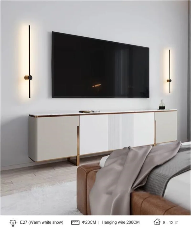 LED Wall Lamp Fixture Sconce Light for Indoor Home Decor Bedroom Living Room Sofa Long Decoration Energy Efficient Lighting
LED Wall Lamp Fixture Sconce Light for Indoor Home Decor Bedroom Living Room Sofa Long Decoration Energy Efficient Lighting