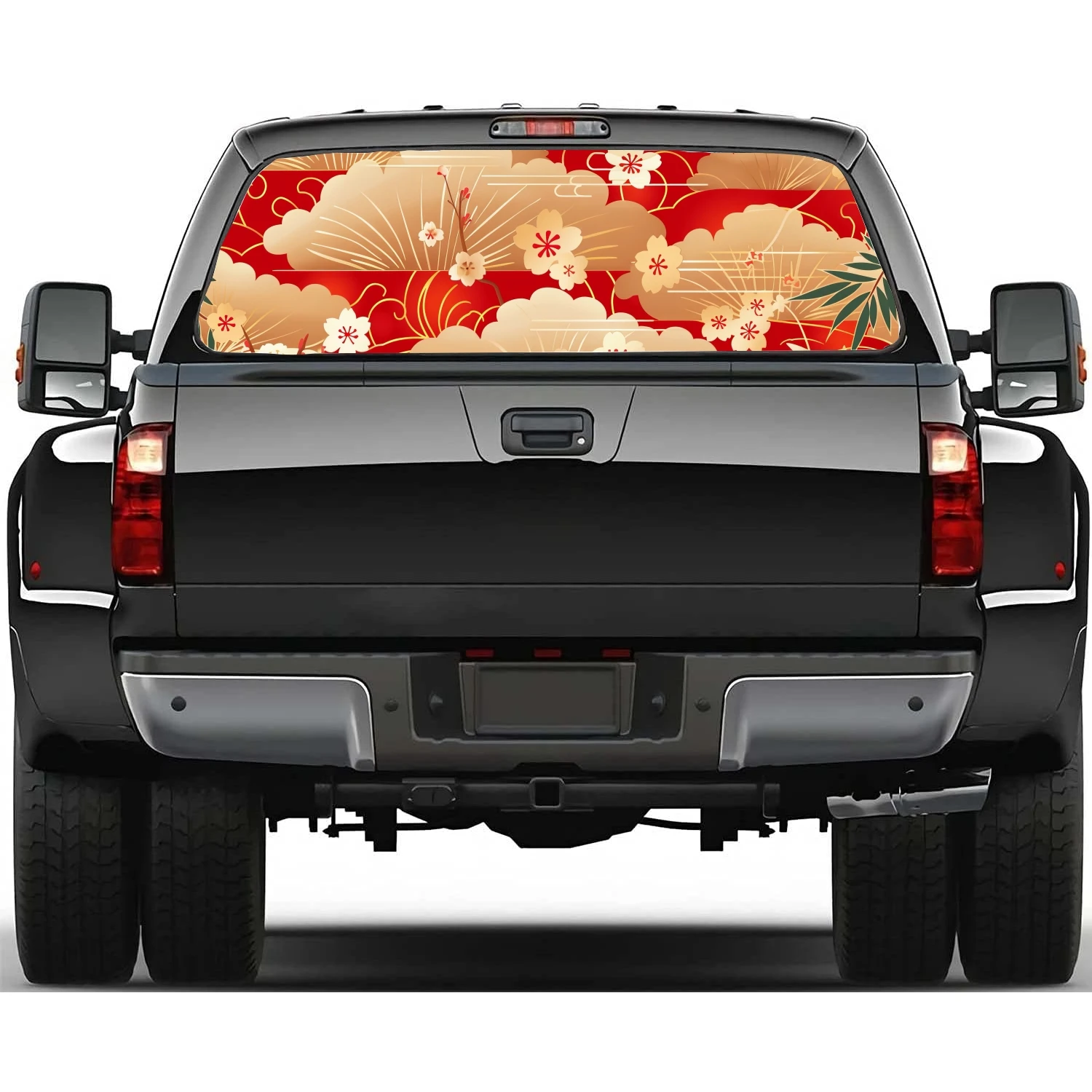 Chinese Vintage Flowers Car Rear Window Decal Fit Pickup,Truck,Car Universal See Through Perforated Back Window Vinyl Sticker
Chinese Vintage Flowers Car Rear Window Decal Fit Pickup,Truck,Car Universal See Through Perforated Back Window Vinyl Sticker