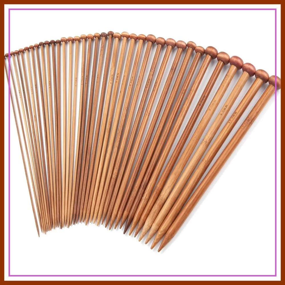 30pcs Bamboo Knitting Needles Set, Wooden Single Pointed 2.0mm-10.0mm, Knitting Kit for Beginners
30pcs Bamboo Knitting Needles Set, Wooden Single Pointed 2.0mm-10.0mm, Knitting Kit for Beginners