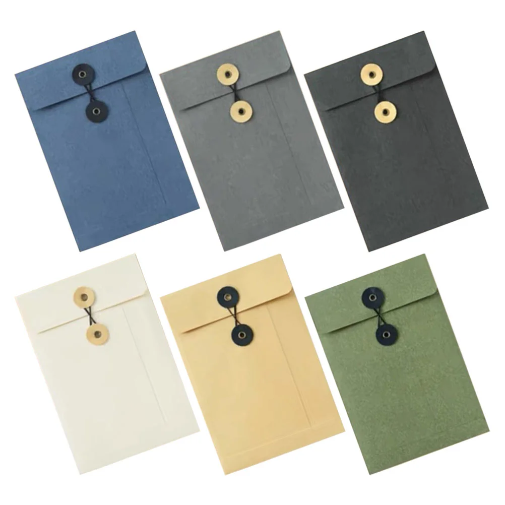 6 Pcs Portfolio Envelope Buttons Thick File Pockets Documents Pouch Office Folders
6 Pcs Portfolio Envelope Buttons Thick File Pockets Documents Pouch Office Folders