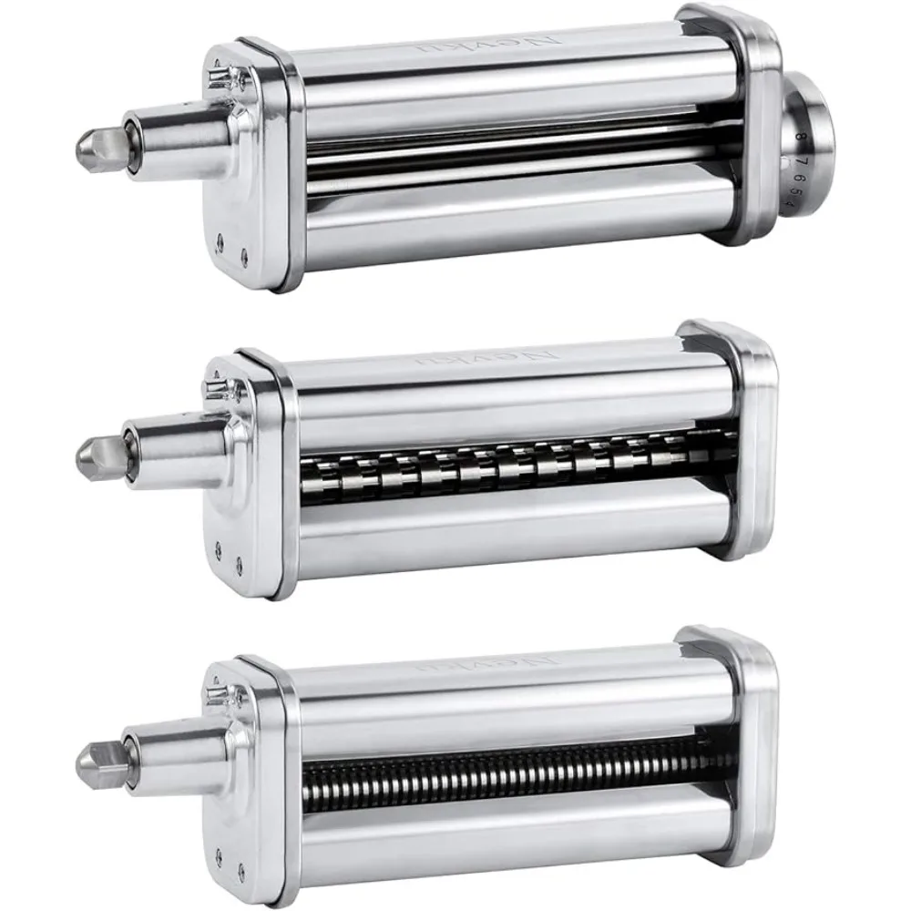 Noodle Machine Household Pasta Maker Attachments Set for All KitchenAid Stand Mixer Including Pasta Sheet Roller Cutter Ramen
Noodle Machine Household Pasta Maker Attachments Set for All KitchenAid Stand Mixer Including Pasta Sheet Roller Cutter Ramen
