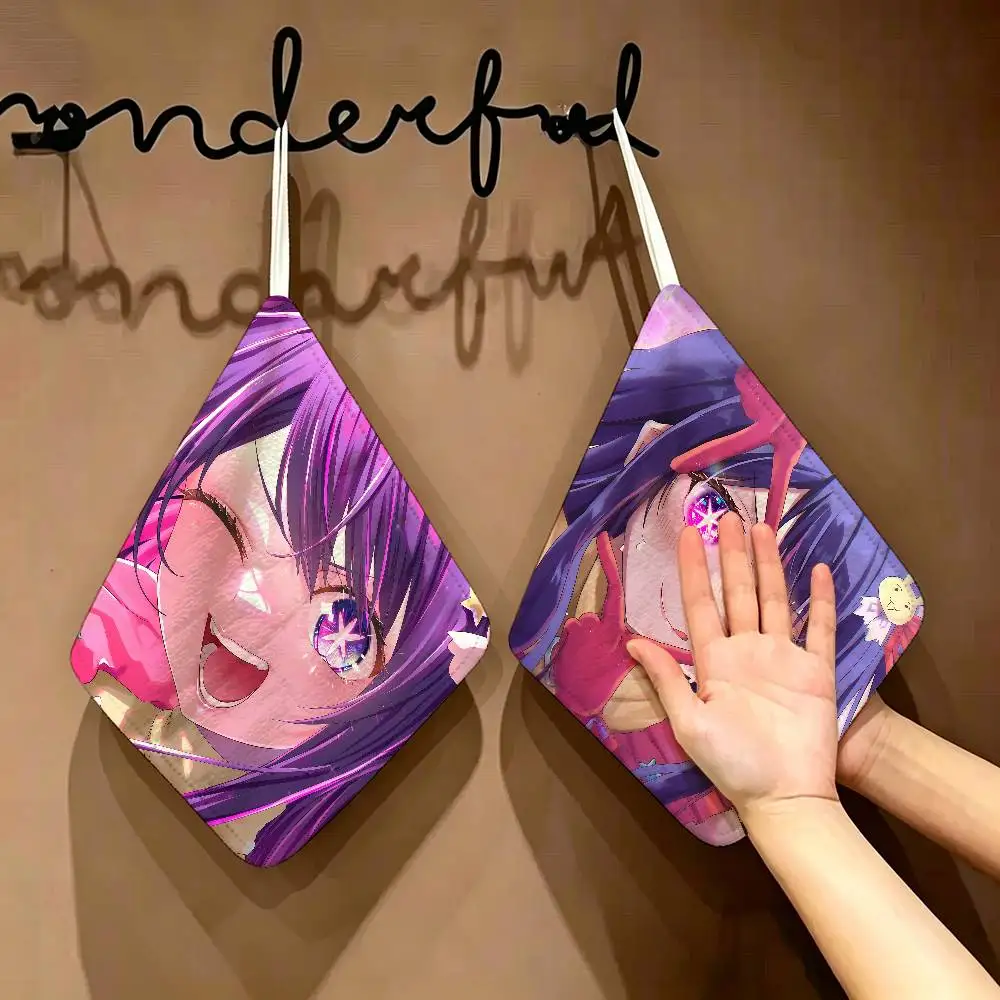 Anime Oshi No Ko Hoshino Hanging Polyester Cotton Towel, Reusable Hand Wiping Cloth, Wear Resistant For Home Kitchen Sink
Anime Oshi No Ko Hoshino Hanging Polyester Cotton Towel, Reusable Hand Wiping Cloth, Wear Resistant For Home Kitchen Sink
