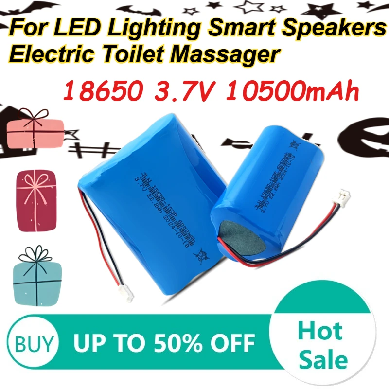 18650 3.7V Lithium Battery Pack 10500mAh for LED Lighting Smart Speakers Electric Toilet Massager Rechargeable Batteries
18650 3.7V Lithium Battery Pack 10500mAh for LED Lighting Smart Speakers Electric Toilet Massager Rechargeable Batteries