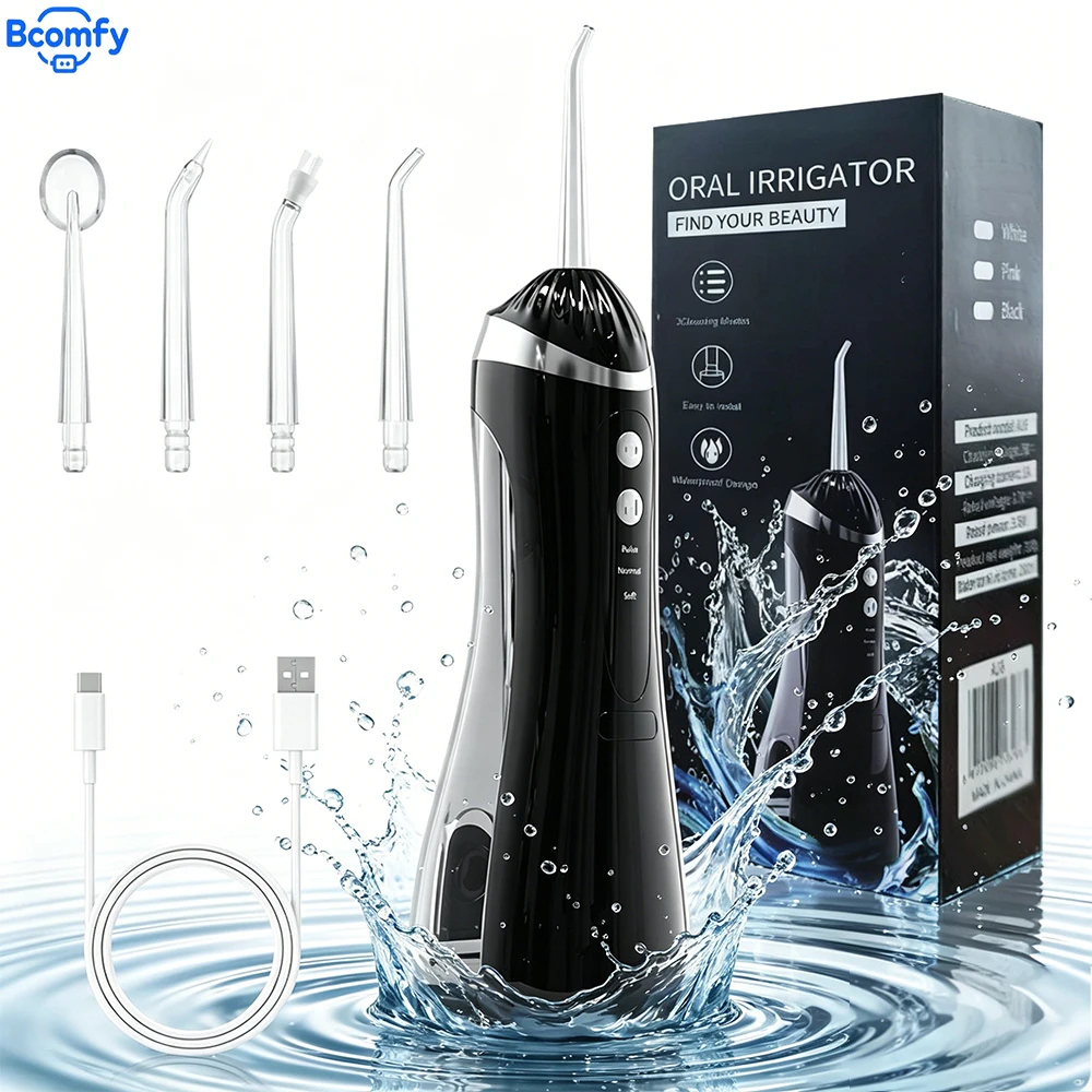 Electric Water Flosser Oral Irrigator Portable Rechargeable Water Jet 3 Modes Dental Teeth Cleaner for Teeth Oral Care
Electric Water Flosser Oral Irrigator Portable Rechargeable Water Jet 3 Modes Dental Teeth Cleaner for Teeth Oral Care
