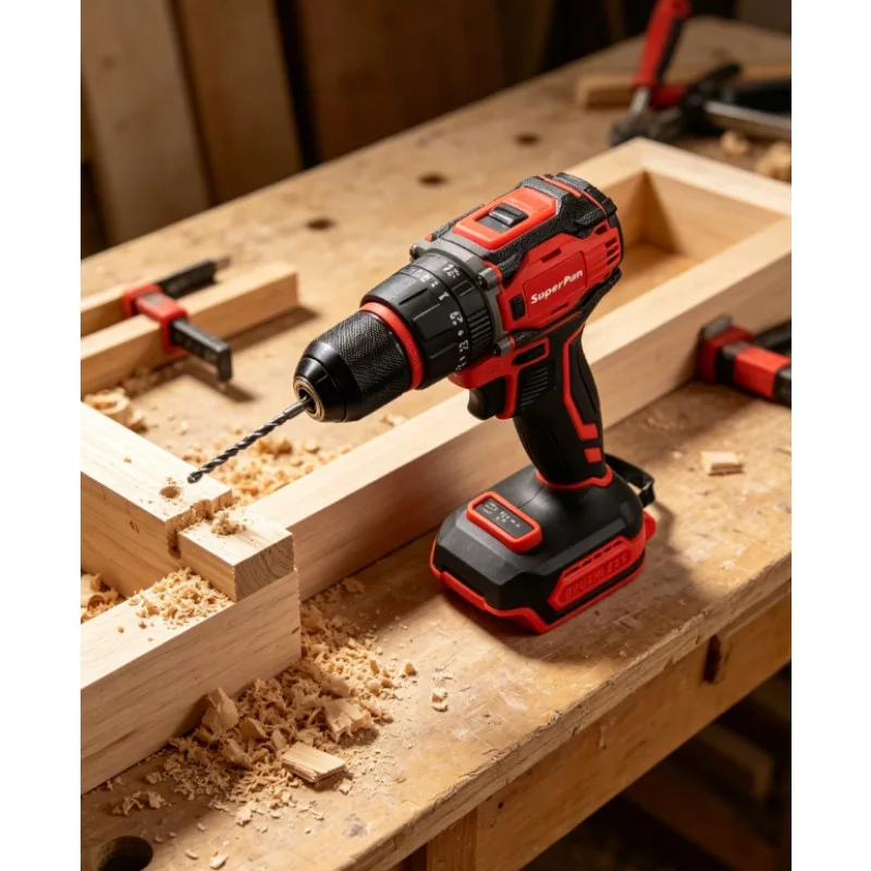 SuperPan Professional Brushless Electric Drill,Cordless Power Screwdriver, Lightweight&Ergonomic Design fo,Bare tool
SuperPan Professional Brushless Electric Drill,Cordless Power Screwdriver, Lightweight&Ergonomic Design fo,Bare tool