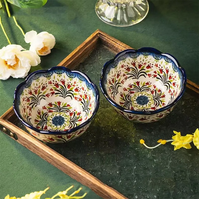 Набор винтажных керамических мисок с цветочным принтом — 1/2/4/6 шт., маленькие рамины для микроволновой печи, классический польский дизайн для сервировки супа, салата
Набор винтажных керамических мисок с цветочным принтом — 1/2/4/6 шт., маленькие рамины для микроволновой печи, классический польский дизайн для сервировки супа, салата
