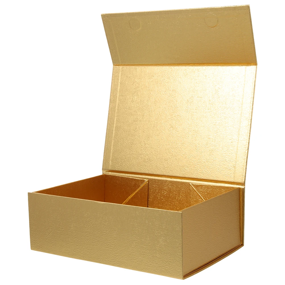 Magnetic Gift 30X20X8CM Collapsible Gift Wrapping Box Foldable Golden Birthday Valentine Present Storage Packaging
Magnetic Gift 30X20X8CM Collapsible Gift Wrapping Box Foldable Golden Birthday Valentine Present Storage Packaging
