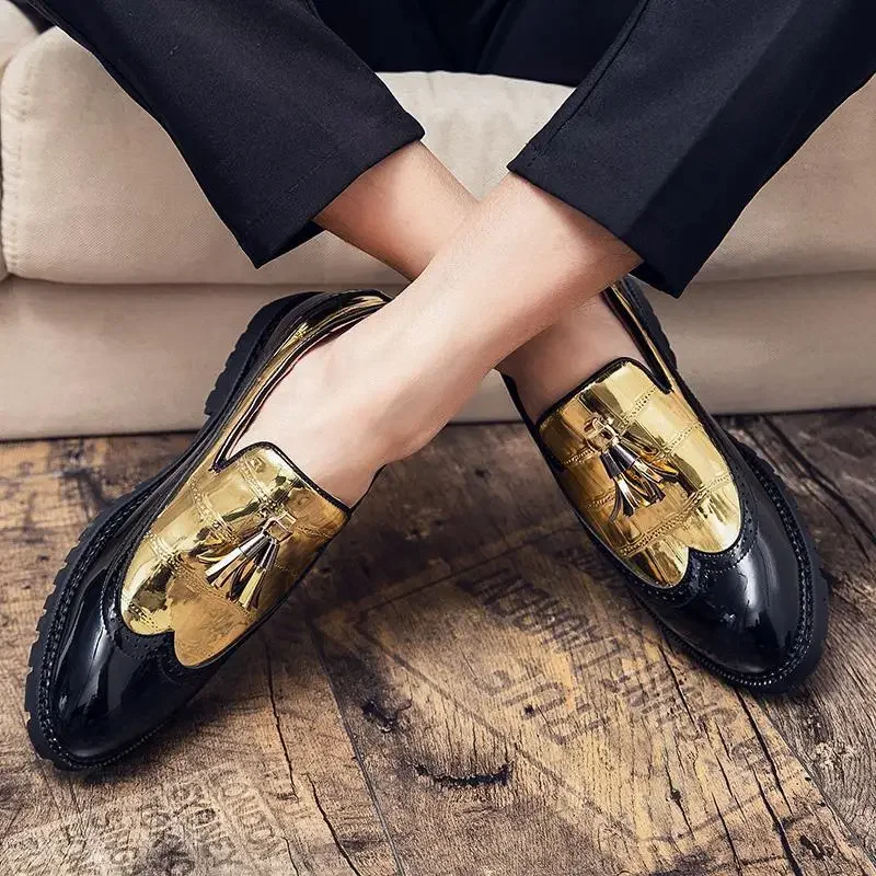 Casual Leather Shoes Men's British Korean Retro Business Formal Wear Shoes for Work Moccasins
Casual Leather Shoes Men's British Korean Retro Business Formal Wear Shoes for Work Moccasins
