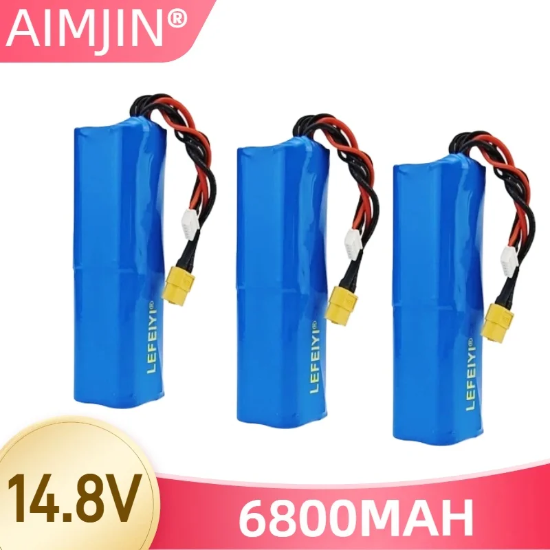 14.8V 6800mAh Li-ion Battery 4S2P UAV Rechargeable lpega for Various RC Airplane Drone QuadrotorXH2.54-5P XT60
14.8V 6800mAh Li-ion Battery 4S2P UAV Rechargeable lpega for Various RC Airplane Drone QuadrotorXH2.54-5P XT60