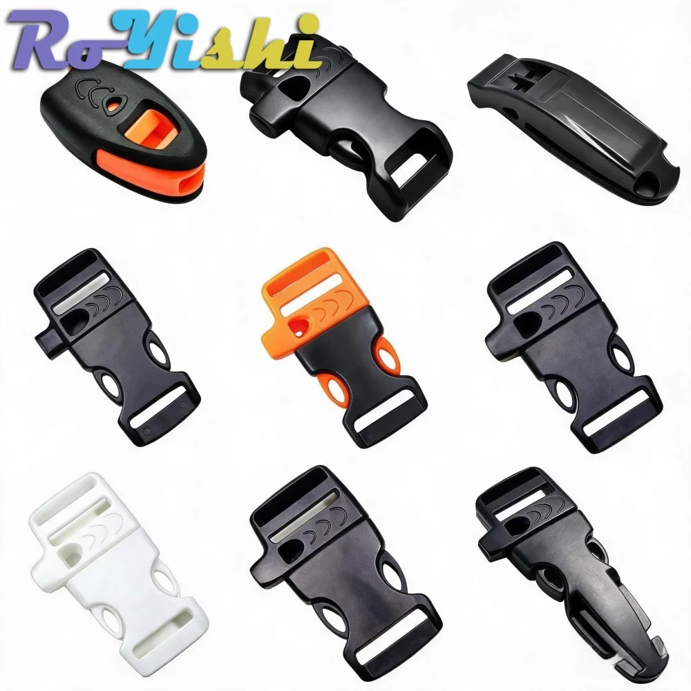 Survival Whistle Side Release Buckle Rope End Tail Clip Paracord Zipper Pull For Backpack Lanyard Dog Collar
Survival Whistle Side Release Buckle Rope End Tail Clip Paracord Zipper Pull For Backpack Lanyard Dog Collar