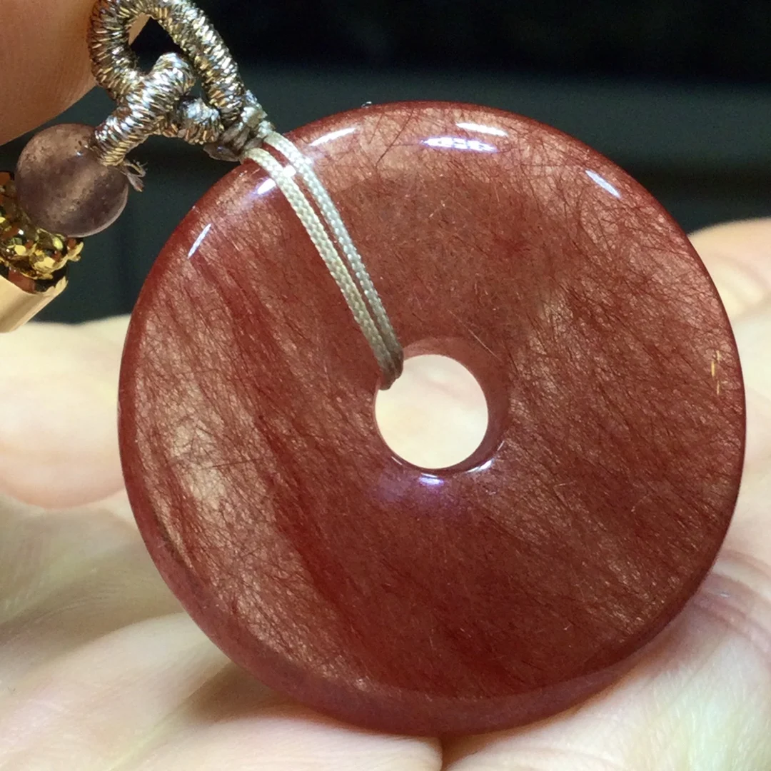 Natural Red Rutilated Quartz Pendant Rutilated Quartz Jewelry 27*5mm Round Cat Eye Flower Men Women Brazil AAAAAAA
Natural Red Rutilated Quartz Pendant Rutilated Quartz Jewelry 27*5mm Round Cat Eye Flower Men Women Brazil AAAAAAA