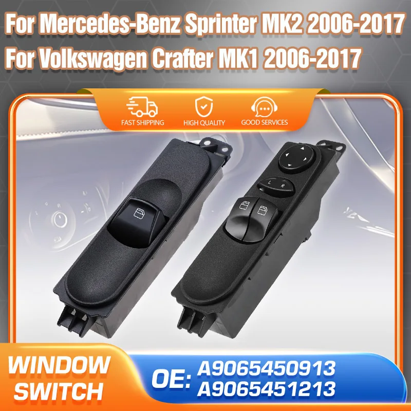 Master Power Window Switch For Mercedes-Benz Sprinter W906 Volkswagen Crafter 2006-2017 A9065450913 A9065451213 Car Parts
Master Power Window Switch For Mercedes-Benz Sprinter W906 Volkswagen Crafter 2006-2017 A9065450913 A9065451213 Car Parts