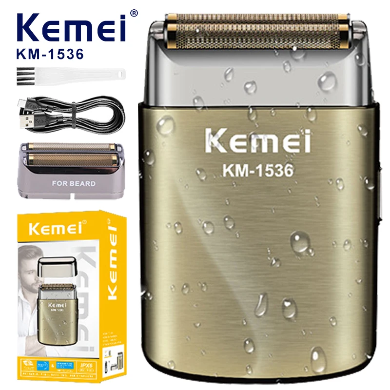 Электробритва Kemei для мужчин, двойной триммер из фольги для парикмахера, профессиональная электрическая бритва, беспроводной перезаряжаемый
Электробритва Kemei для мужчин, двойной триммер из фольги для парикмахера, профессиональная электрическая бритва, беспроводной перезаряжаемый