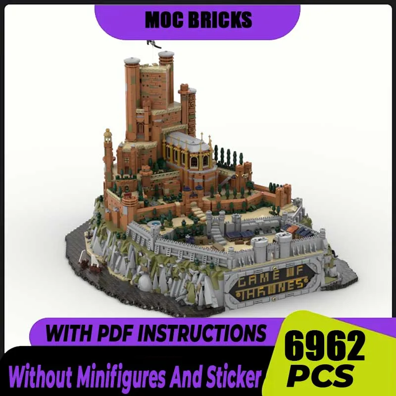 Средневековый замок Moc, строительные блоки, красная популярная игровая модель, технологические кирпичи, сделай сам, сборка, строительство, праздничный подарок, игрушка
Средневековый замок Moc, строительные блоки, красная популярная игровая модель, технологические кирпичи, сделай сам, сборка, строительство, праздничный подарок, игрушка