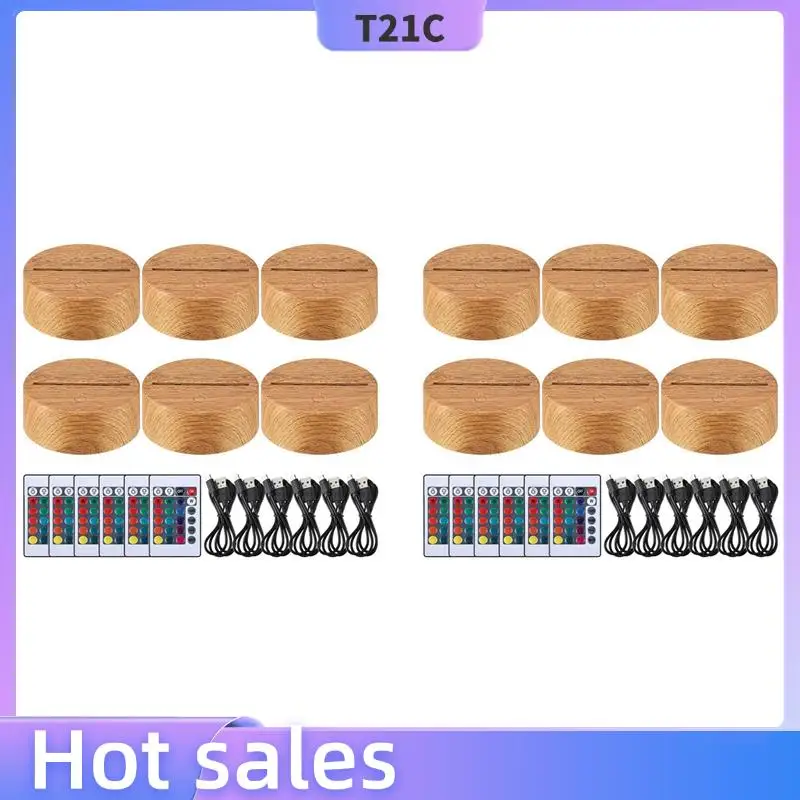 T21C 12 Pcs Christmas 3D Night LED Lamp Base Gift 16 Colors LED Light Display Base With Remote Control USB Cable Lamp Base
T21C 12 Pcs Christmas 3D Night LED Lamp Base Gift 16 Colors LED Light Display Base With Remote Control USB Cable Lamp Base