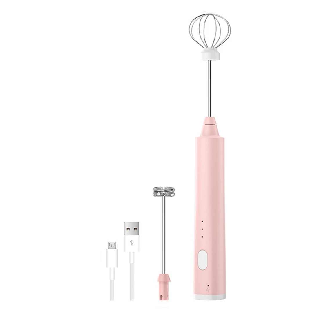 Electric Whisk USB Recharge Three Speed Kitchen Cooking Tool Bubbler Egg Cream Sauce Stirrer Handheld Milk Frother Pink
Electric Whisk USB Recharge Three Speed Kitchen Cooking Tool Bubbler Egg Cream Sauce Stirrer Handheld Milk Frother Pink