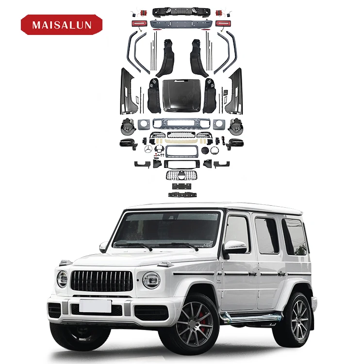 Высокое качество W464 AMG Style Body Kit для BENZ G-CLASS W463 с передними и задними бамперами, капотом, крыльями, фарой
Высокое качество W464 AMG Style Body Kit для BENZ G-CLASS W463 с передними и задними бамперами, капотом, крыльями, фарой