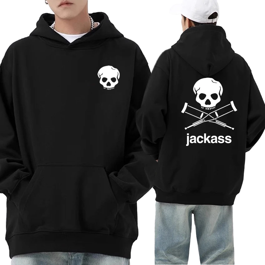 Jackass Logo Double Sided Print Hoodie Autumn Winter Men Women Long sleeve Fleece Popular Streetwear Sweatshirt Unisex Pullovers
Jackass Logo Double Sided Print Hoodie Autumn Winter Men Women Long sleeve Fleece Popular Streetwear Sweatshirt Unisex Pullovers