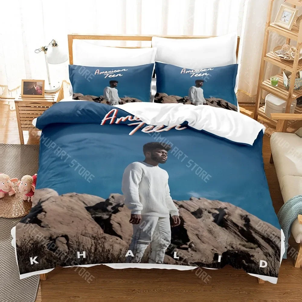 3D Print Khalid Bedding Set Single Twin Full Queen King Size Bed Set Adult Kid Bedroom Duvetcover Sets
3D Print Khalid Bedding Set Single Twin Full Queen King Size Bed Set Adult Kid Bedroom Duvetcover Sets