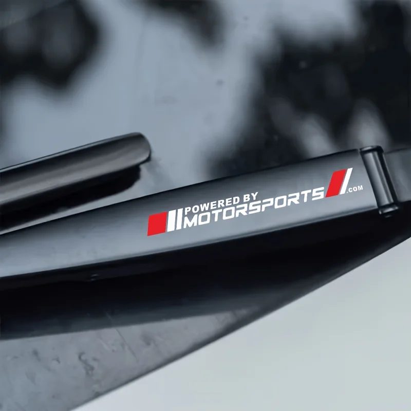 POWERED BY MOTORSPORTS Car Wiper Sticker, Matte Vinyl Scratch-Proof Decal for Auto Windshield Car Body
POWERED BY MOTORSPORTS Car Wiper Sticker, Matte Vinyl Scratch-Proof Decal for Auto Windshield Car Body
