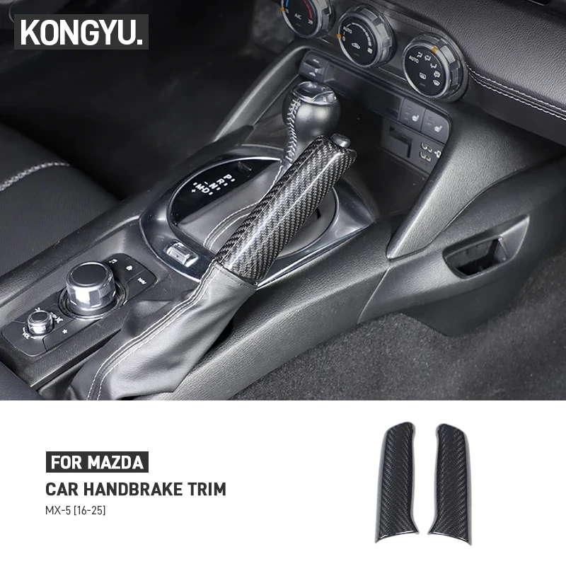 For Mazda MX5 MX-5 ND 2016-2025 For Fiat 124 Abarth 124 Real Carbon Fiber Car Handbrake Trim Cover Sticker Interior Accessories
For Mazda MX5 MX-5 ND 2016-2025 For Fiat 124 Abarth 124 Real Carbon Fiber Car Handbrake Trim Cover Sticker Interior Accessories