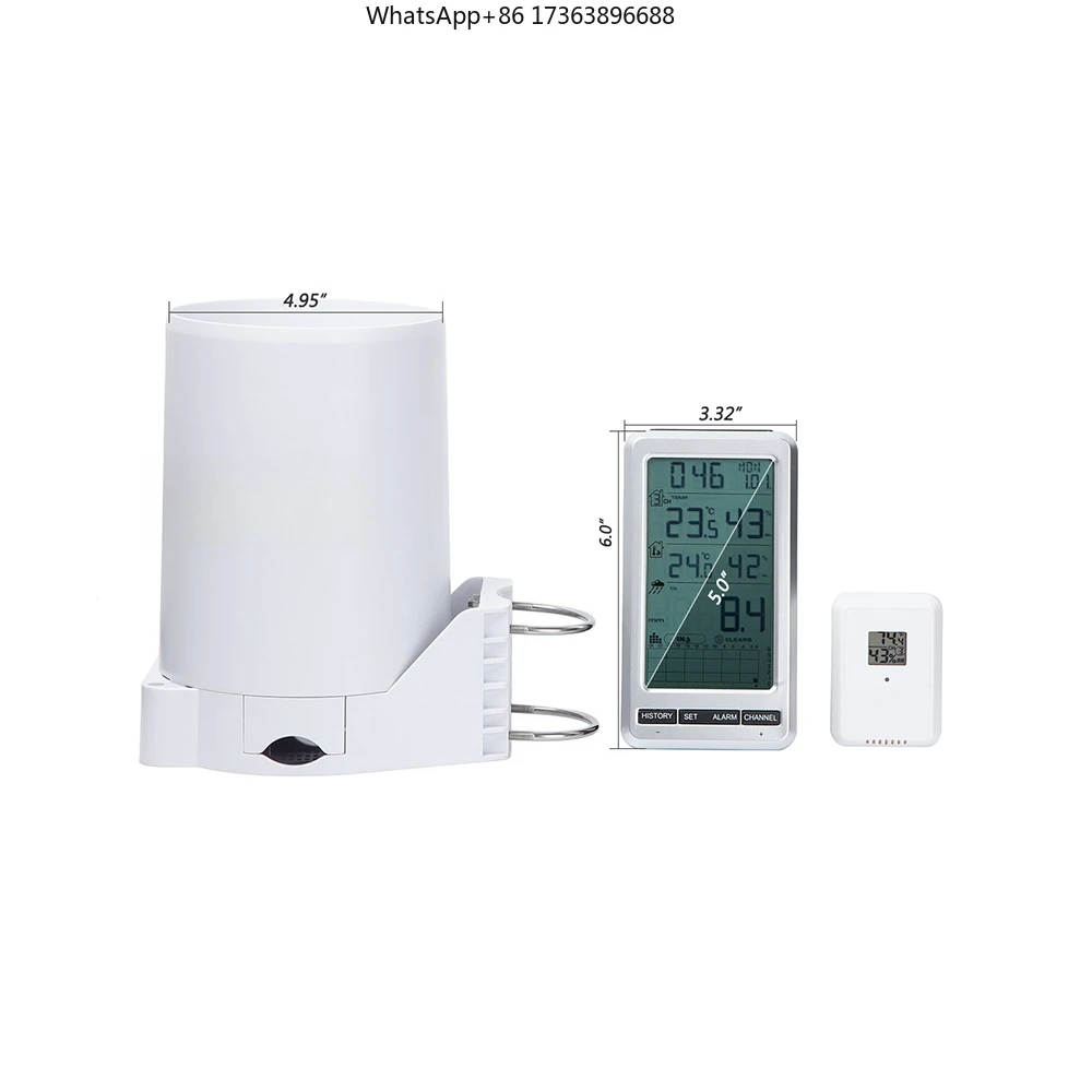 0206 433mhz Wireless Tipping Bucket Plastic Rain Gauge Meter Outdoor Weather Station Garden
0206 433mhz Wireless Tipping Bucket Plastic Rain Gauge Meter Outdoor Weather Station Garden