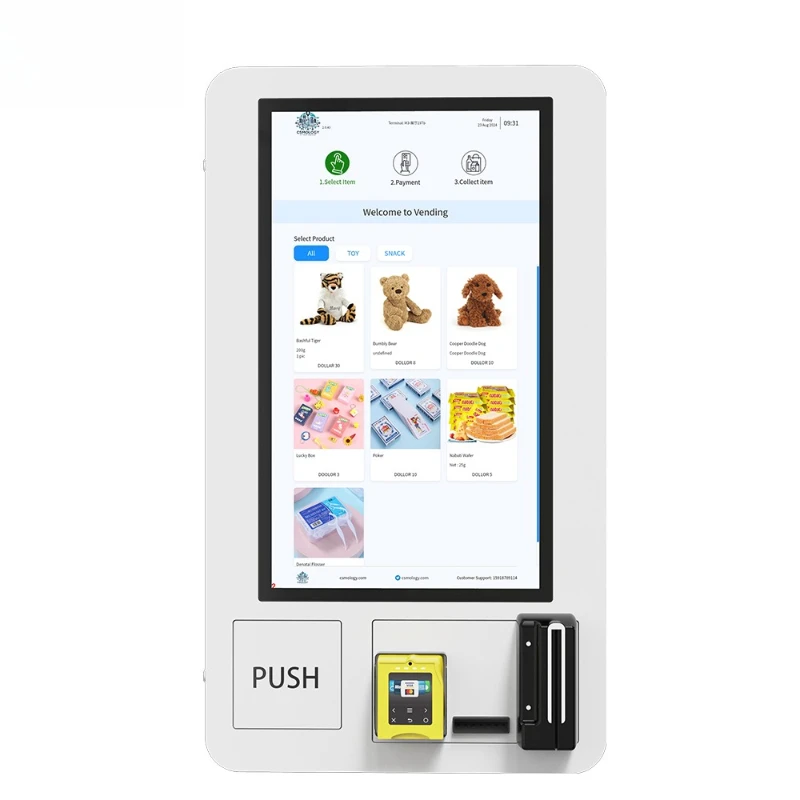 32-Inch Wall Mounted Touch Screen Hotel Restroom Mini Feminine Hygiene Vending Machine Sanitary Napkin Dispenser Vending Machine
32-Inch Wall Mounted Touch Screen Hotel Restroom Mini Feminine Hygiene Vending Machine Sanitary Napkin Dispenser Vending Machine