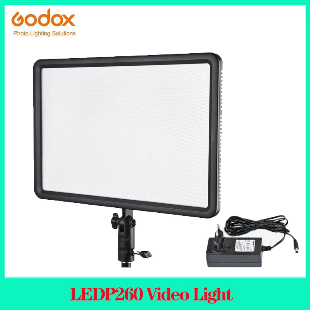 Godox LEDP260 Video Light Panel 3300K-5600K Bi-Color Photography Soft Lighting for YouTube Photo Light with Remote Control
Godox LEDP260 Video Light Panel 3300K-5600K Bi-Color Photography Soft Lighting for YouTube Photo Light with Remote Control