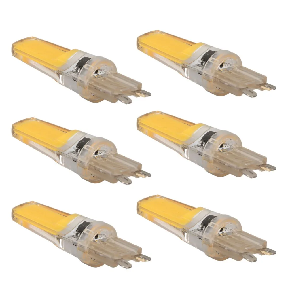 6PCS Compact 220V G9 LED lights COB 3000K LED Replacement Bulb 6500K 5W Bi Pin LED lights Ceiling Light
6PCS Compact 220V G9 LED lights COB 3000K LED Replacement Bulb 6500K 5W Bi Pin LED lights Ceiling Light