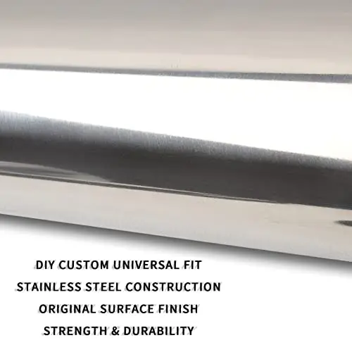 Universal Fit 2.5 Inch OD Straight Exhaust Pipe 48 Inch Length T304 Stainless Steel Mandrel Bent DIY Custom Tube 1 Pc
Universal Fit 2.5 Inch OD Straight Exhaust Pipe 48 Inch Length T304 Stainless Steel Mandrel Bent DIY Custom Tube 1 Pc