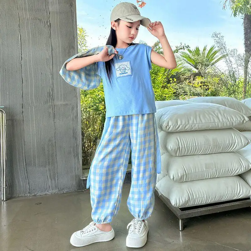 Горячий жилет Sanrio для девочек, брюки, пижамный костюм Kawaii Cinnamoroll, модная детская одежда в стиле аниме, комплект летней детской одежды
Горячий жилет Sanrio для девочек, брюки, пижамный костюм Kawaii Cinnamoroll, модная детская одежда в стиле аниме, комплект летней детской одежды