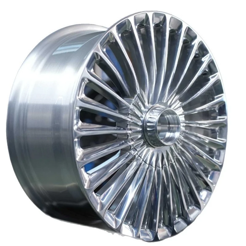 Polished multi-spoke wheels, bright silver metal texture, suitable for high-end cars
Polished multi-spoke wheels, bright silver metal texture, suitable for high-end cars