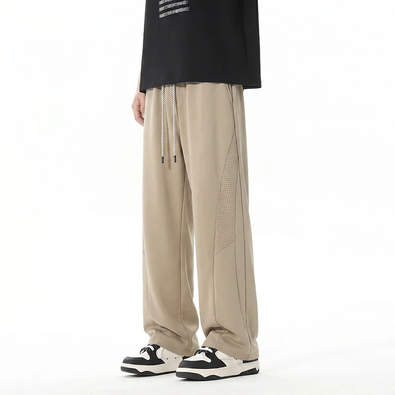 Unisex Wide Leg Pants New Summer Fashion Neutral Solid Color Breathable Mesh Design Loose Trousers Streetwear Sports Casual
Unisex Wide Leg Pants New Summer Fashion Neutral Solid Color Breathable Mesh Design Loose Trousers Streetwear Sports Casual