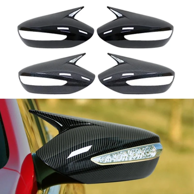 Для Hyundai Sonata DN8 2011-2014 крышка бокового зеркала ABS пластик глянцевый черный/углеродное волокно узор внешние аксессуары автомобиля 
Для Hyundai Sonata DN8 2011-2014 крышка бокового зеркала ABS пластик глянцевый черный/углеродное волокно узор внешние аксессуары автомобиля