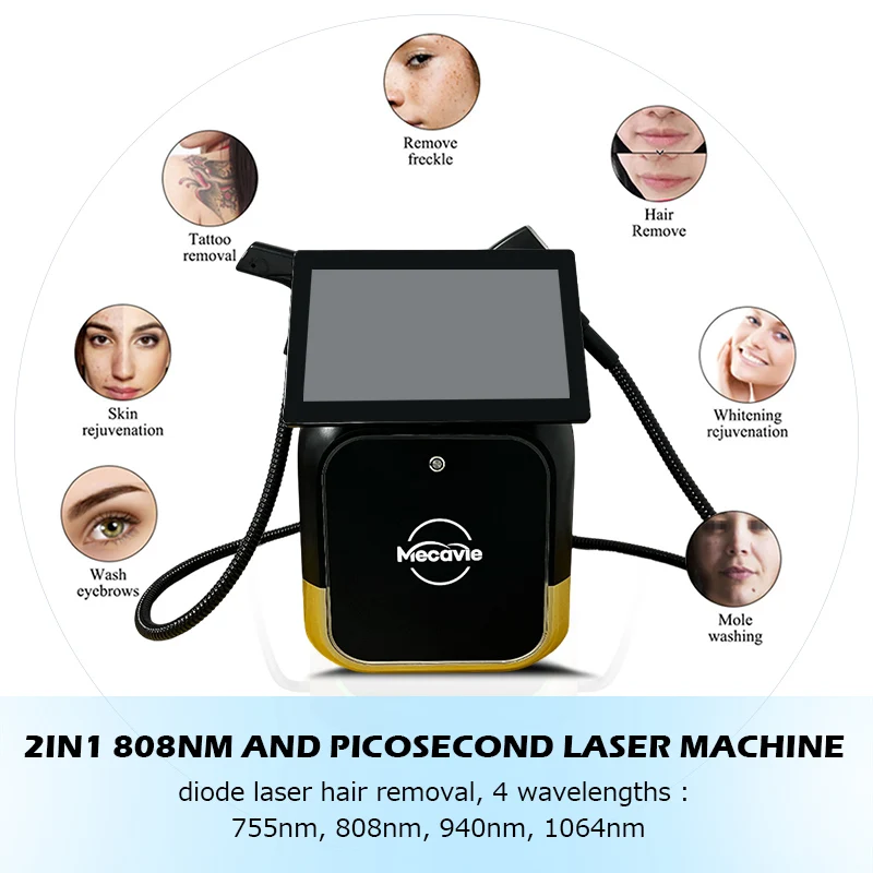 2026 NEW 2 IN 1 Diode Laser 4000w Hair Removal Machine Pico Q switch ND YAG tattoo removal machine 4 Waves 940 755 1064 808NM
2026 NEW 2 IN 1 Diode Laser 4000w Hair Removal Machine Pico Q switch ND YAG tattoo removal machine 4 Waves 940 755 1064 808NM