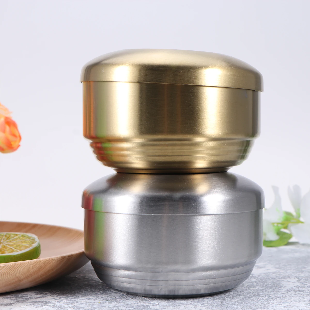 Stainless Steel Bowl Double Wall Insulated Metal Rice Soup Snack Home Restaurant Utensils Serving Dishes Hot Cold Food
Stainless Steel Bowl Double Wall Insulated Metal Rice Soup Snack Home Restaurant Utensils Serving Dishes Hot Cold Food