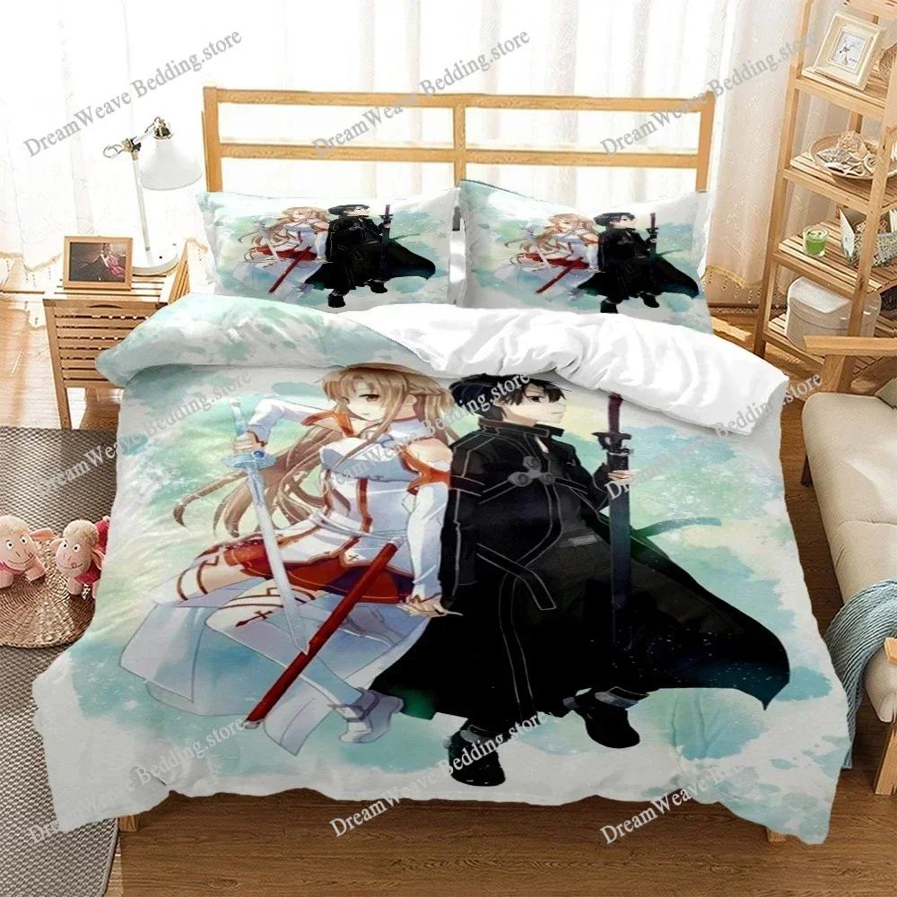 SAO Anime Art Print Bedding Set Fashion Article Boys Or Adults For Beds Quilt Covers Pillowcases Bedding Set Home Textileextile9
SAO Anime Art Print Bedding Set Fashion Article Boys Or Adults For Beds Quilt Covers Pillowcases Bedding Set Home Textileextile9