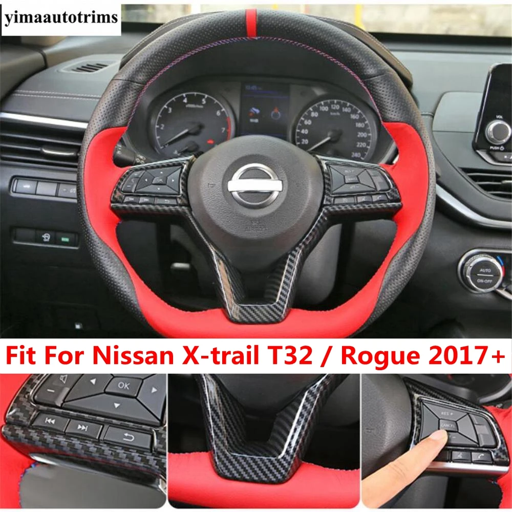 Steering Wheel Button Frame Decor Cover Trim For Nissan X-trail T32 Rogue 2017 - 2020 Red / Carbon Fiber Accessories Interior
Steering Wheel Button Frame Decor Cover Trim For Nissan X-trail T32 Rogue 2017 - 2020 Red / Carbon Fiber Accessories Interior