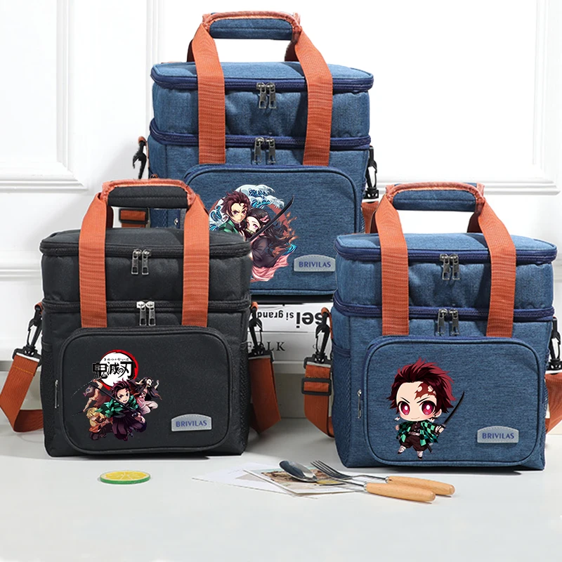 Japanese Anime Demon Slayer Kimetsu No Yaiba Lunch Bags Kawaii Multi-layer Large Capacity Food Thermal Bags Lunch Box Picnic Bag
Japanese Anime Demon Slayer Kimetsu No Yaiba Lunch Bags Kawaii Multi-layer Large Capacity Food Thermal Bags Lunch Box Picnic Bag